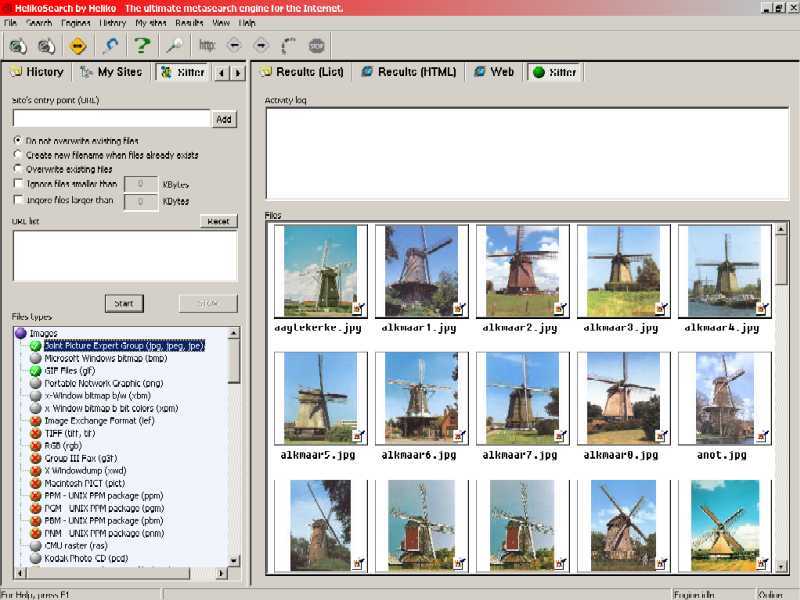 HelikoSearch Screenshot